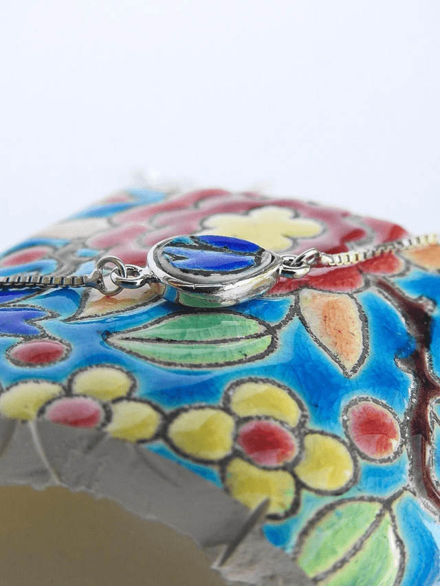 Bracelet simple - faience - Emaux de Longwy no.2