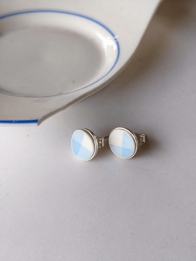 Boucles d'oreilles - porcelaine - no.3