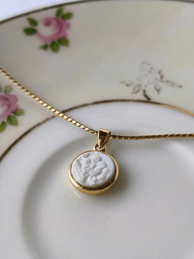 Pendentif - porcelaine allemande - KPM Berllin - no.1