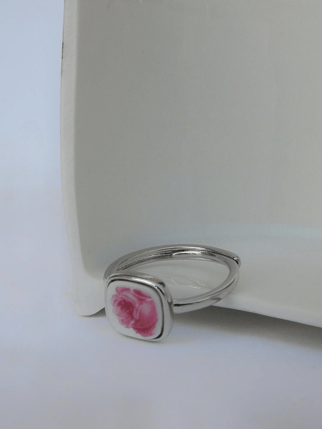 Bague ajustable - porcelaine tchécoslovaque - Pirkenhammer no.2