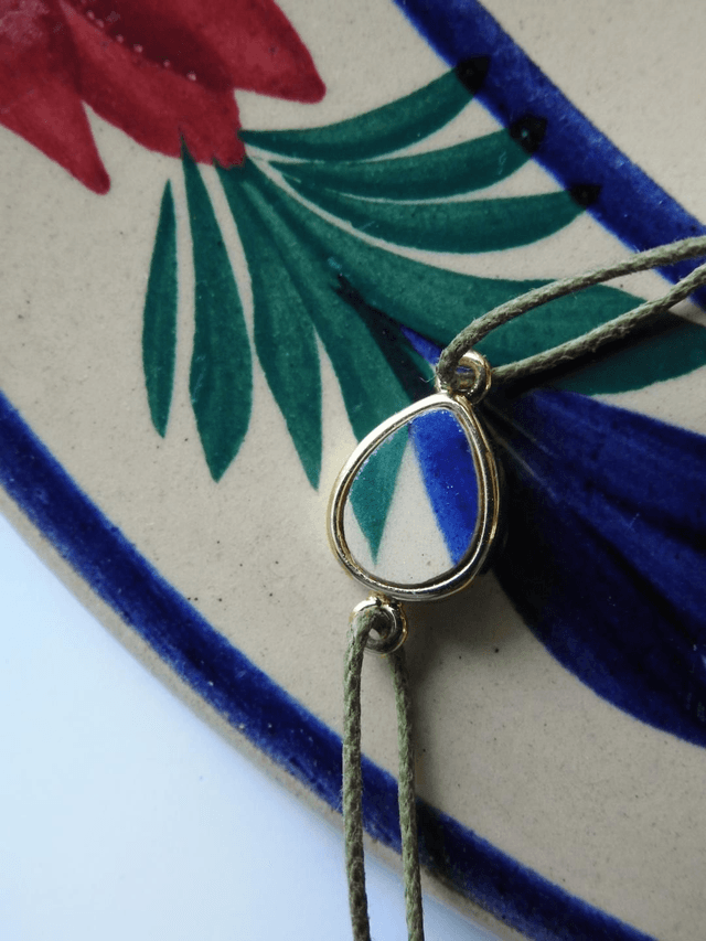 Bracelet cordon simple - faience - Henriot Quimper no.2