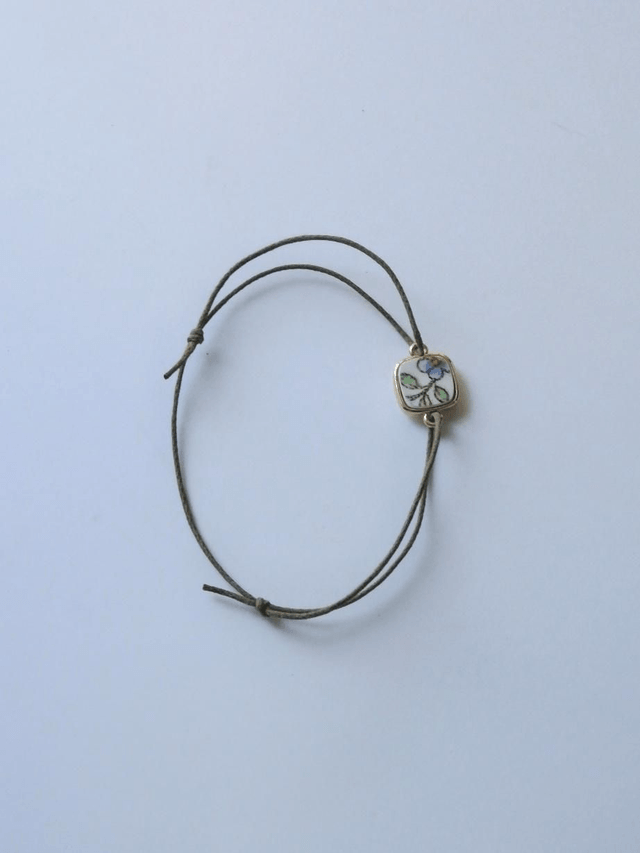 Bracelet cordon simple - faience francaise no.3