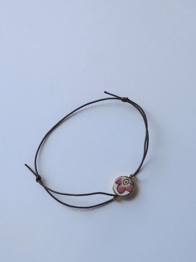 Bracelet cordon simple - faience - Lunéville no.1