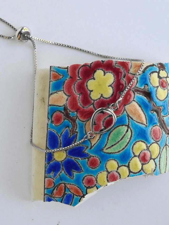 Bracelet simple - faience - Emaux de Longwy no.1