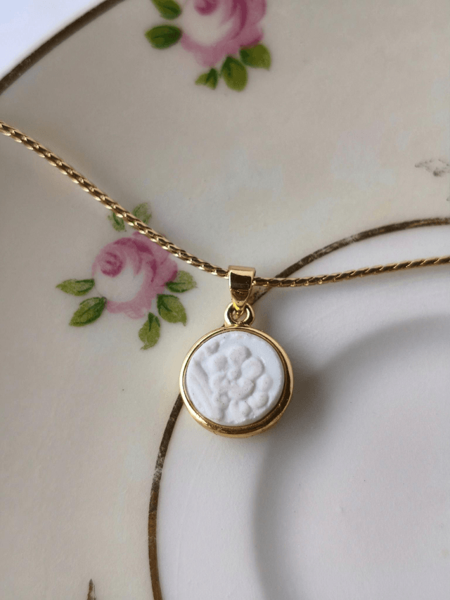 Pendentif - porcelaine allemande - KPM Berllin - no.1